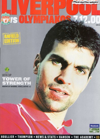 Match programme